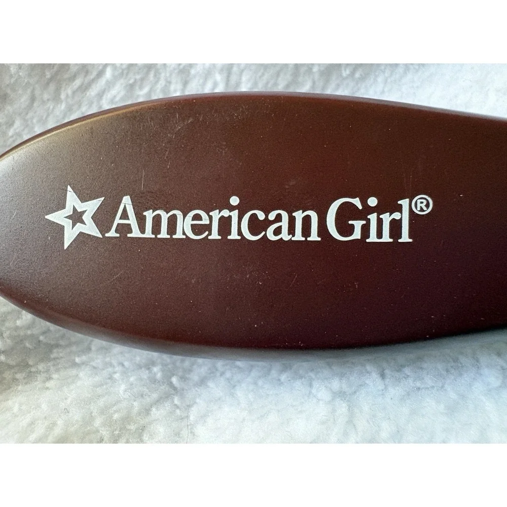 American Girl Authentic Wood Wire Hair Brush For Dolls 6